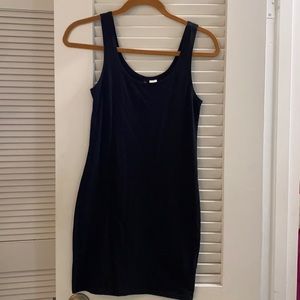 Black tank dress